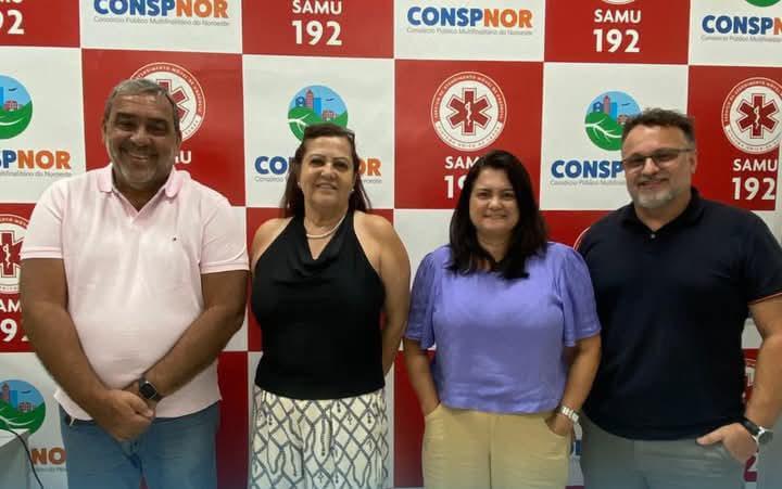 Representantes do município de  Italva participam de reunião em Itaperuna no SAMU CONSPINOR