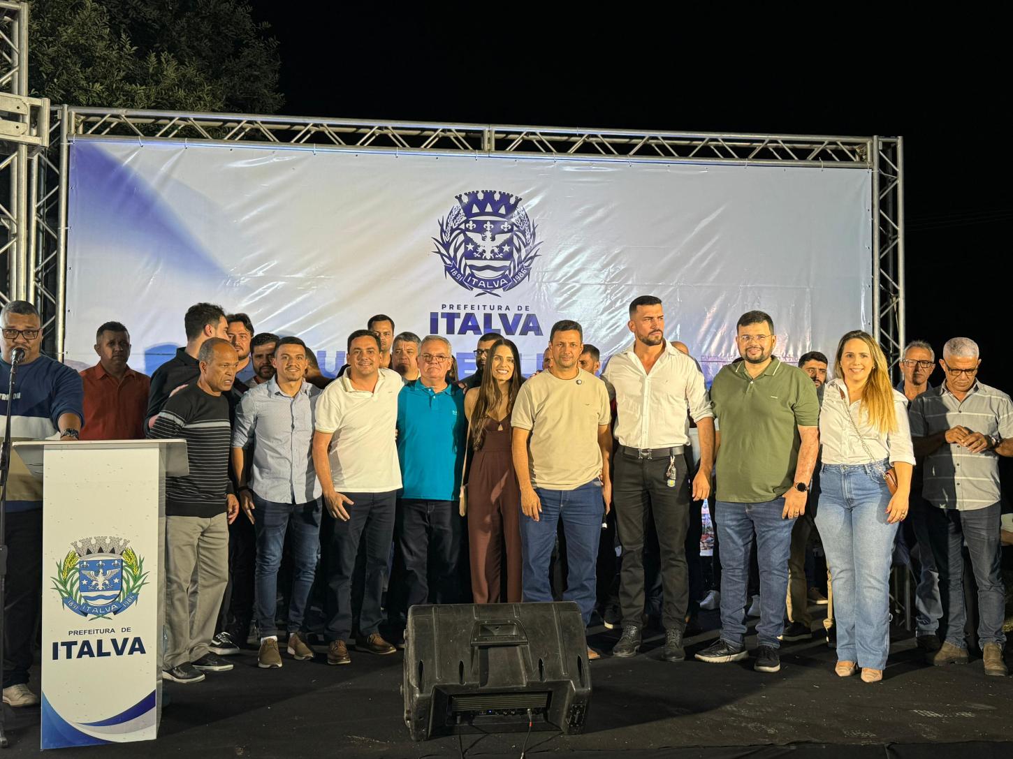 Prefeito de Italva Léo Pelanca inaugura   reforma e Ampliação da Unidade Básica de Saúde, ESF de Cimento Paraíso