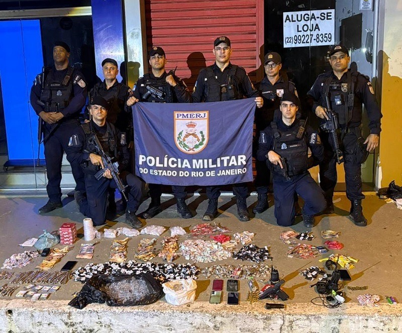 Em operação contra o tráfico, sete pessoas são presas e dois menores apreendidos em Itaperuna