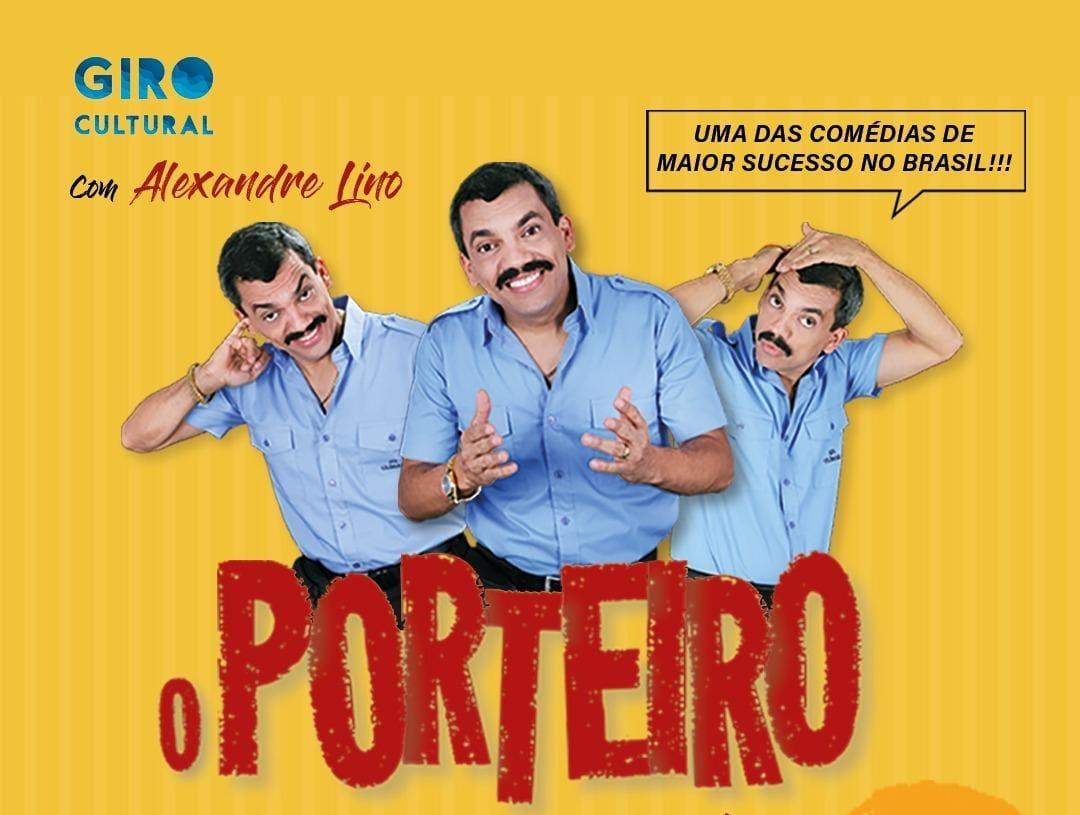 Espetáculo “O Porteiro”, com Alexandre Lino, será apresentado gratuitamente em Cardoso Moreira