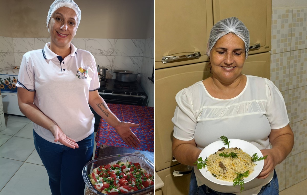 Porciúncula tem duas merendeiras aprovadas em concurso nacional de melhores receitas da alimentação escolar