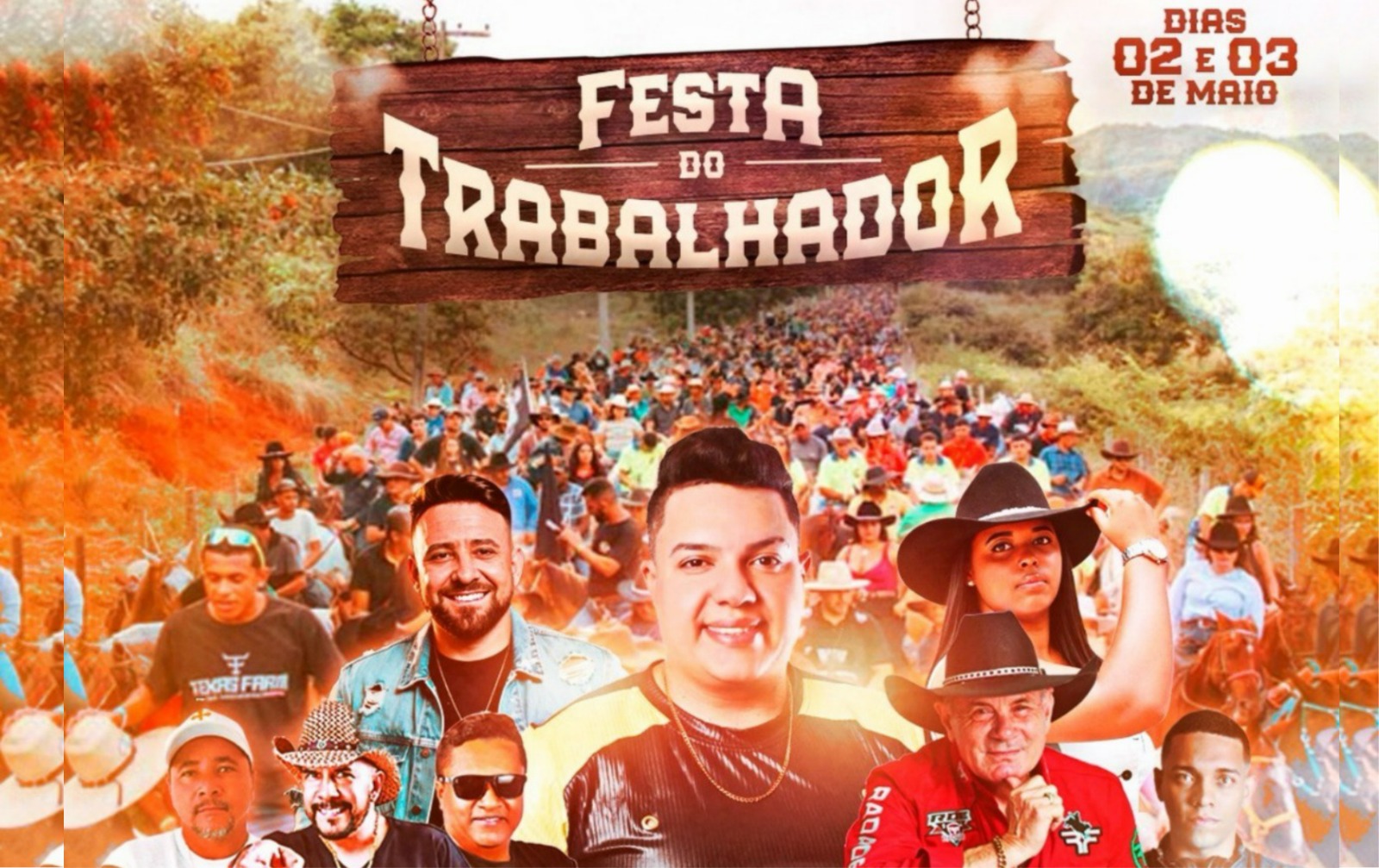 Será neste final de semana a Festa do Trabalhador  de Italva com Cavalgada, Música e Shows