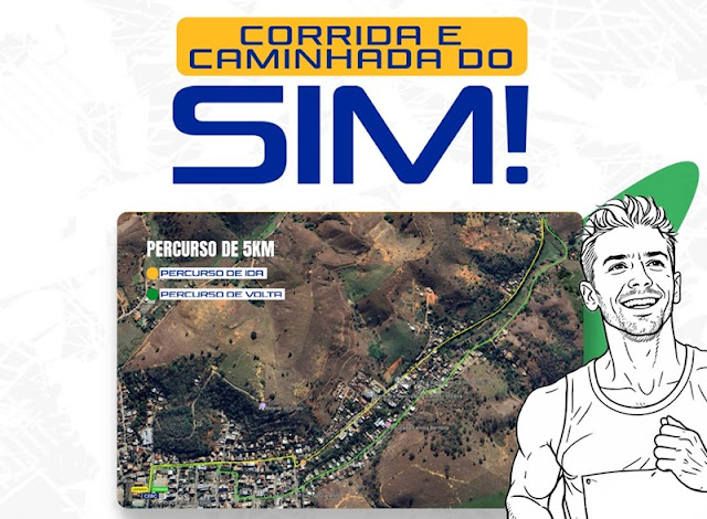 Abertas as inscrições para a corrida e caminha do SIM em Cardoso Moreira