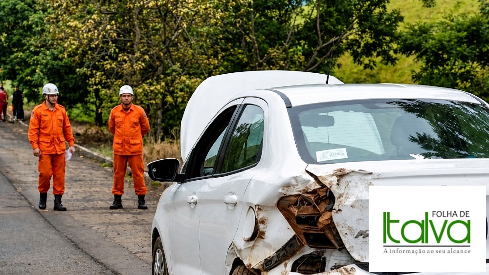 Condutora perde direção e tomba veiculo na BR 356