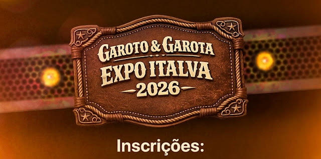 Estão abertas as inscrições para o Concurso Garoto & Garota Expo Italva 2026