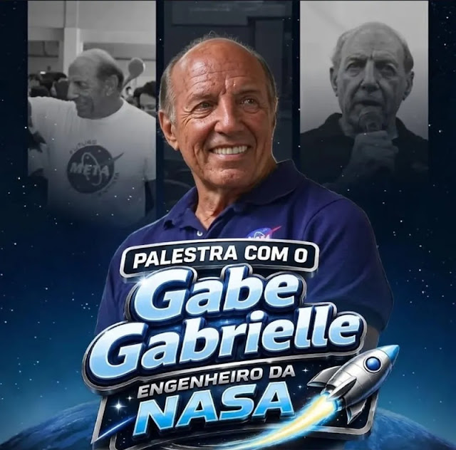 Italva e Cardoso Moreira recebem Gabe Gabrielle, Ex-engenheiro da NASA