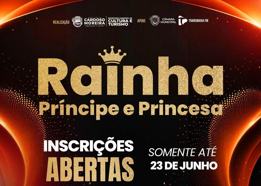 Cardoso Moreira abre inscrições para Rainha, Príncipe e Princesa da Expo 2026