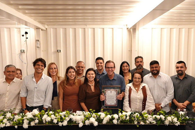 Eduardo Paes visita o Porto do Açu e participa de reuniões com lideranças políticas no Norte Fluminense