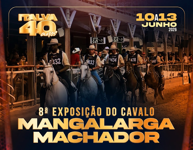 Italva celebra 40 anos com a 8ª Exposição do Cavalo Mangalarga Marchador