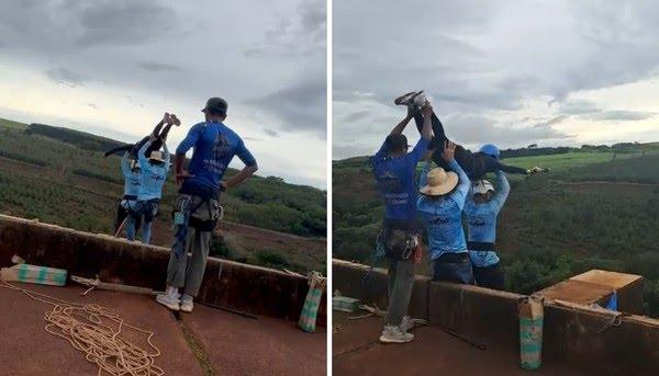  São Paulo - Mulher morre após ser jogada sem cordas durante salto de rope jump no interior 
