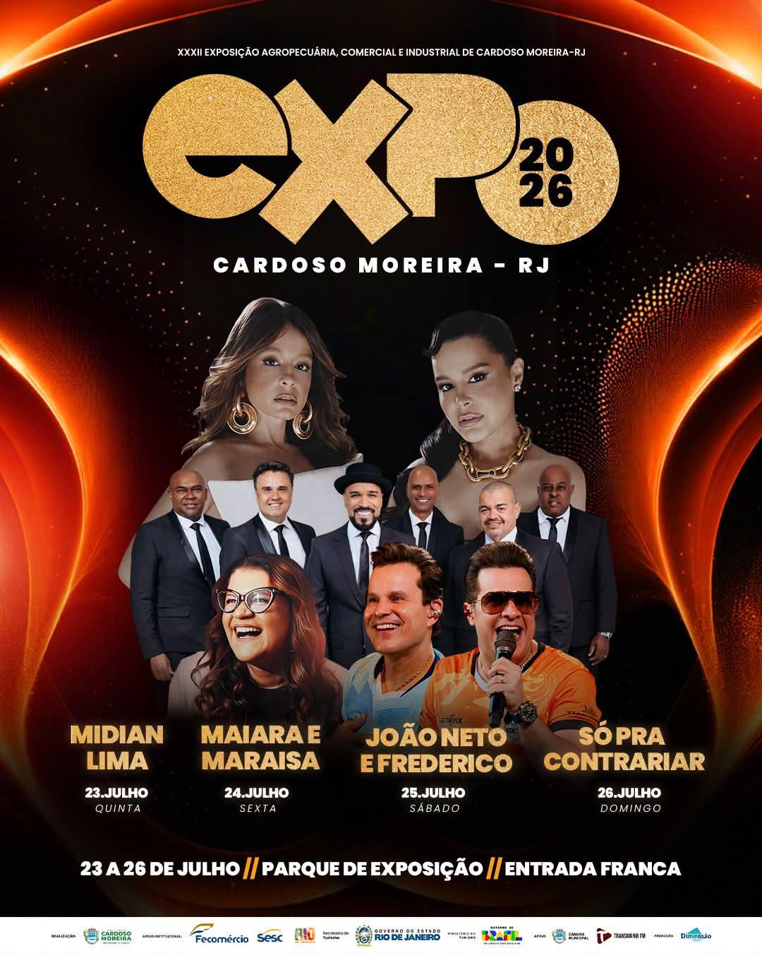 O maior evento do ano já tem data, atrações e emoção garantida em Cardoso Moreira 
