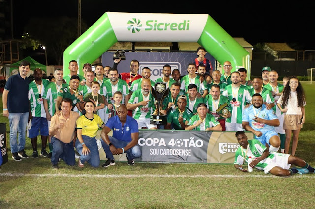 Palmeiras conquista título da Copa 40tão Sou Cardosense 2026