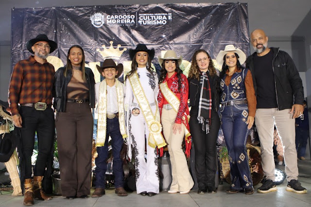 Rainha, Príncipe e Princesa da Expo Cardoso Moreira 2026 são eleitos em noite de beleza, emoção e tradição