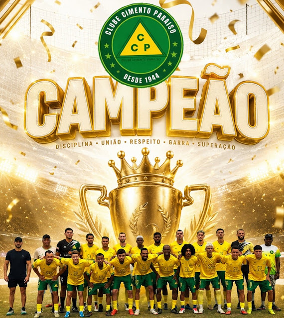 Cimento Paraíso é o Campeão do Campeonato Municipal de Futebol de Italva 2026