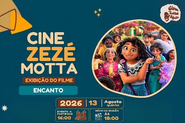 Cine Clube Zezé Motta chega em Cardoso Moreira com cinema gratuito e muita diversão