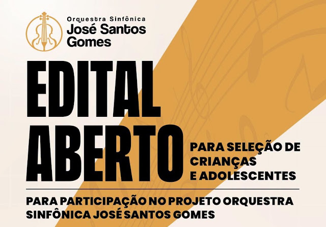 Abertas as inscrições para a Orquestra José Santos Gomes, em Cardoso Moreira