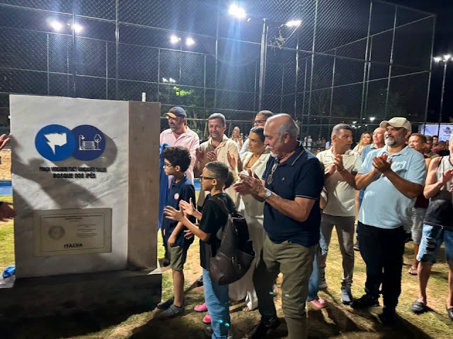 Inaugurada a Praça Vereador Itacy Gonçalves Salles em Italva