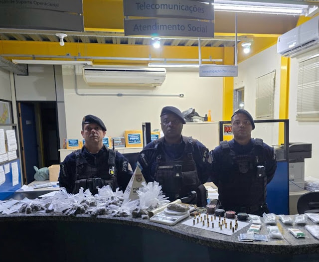 PM prende mulher suspeita de tráfico de drogas em Cardoso Moreira