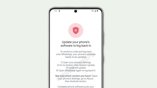 Meta vai bloquear login do WhatsApp em celulares com sistema desatualizado