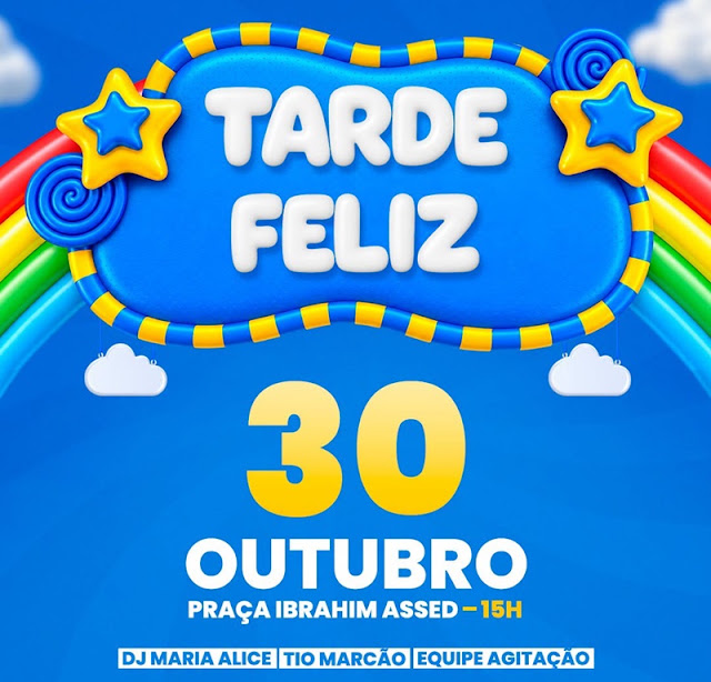 Tarde Feliz: Cardoso Moreira prepara grande festa para as crianças com sorteio de bicicletas