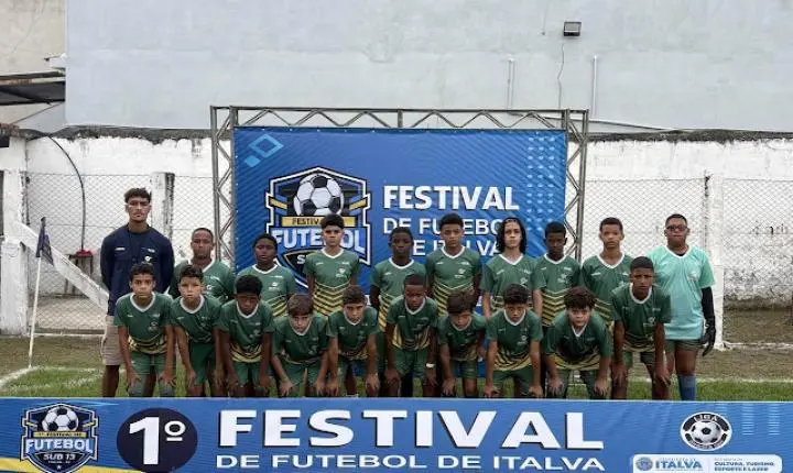 1° Festival de Futebol Sub-13, supera expectativas e torna um sucesso em Italva