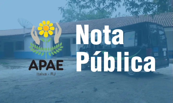 APAE de Italva publica Nota Pública quanto ao risco iminente em sua estrutura física