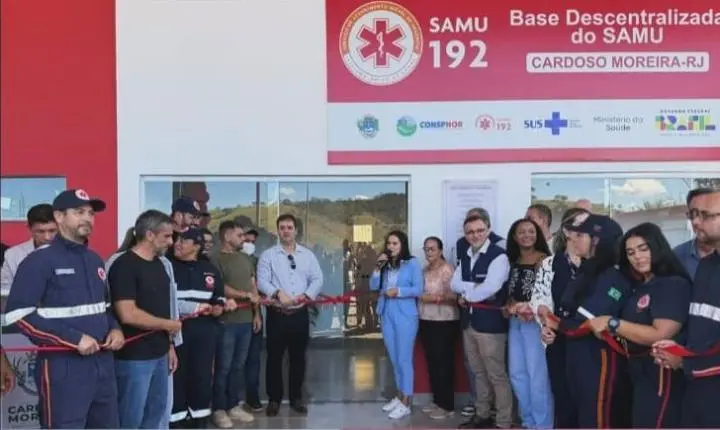 Cardoso Moreira inaugura Base Descentralizada do SAMU e fortalece atendimento de urgência e emergência