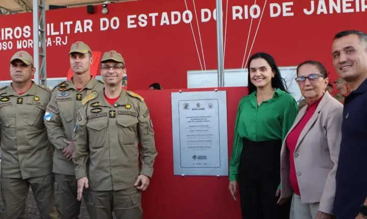 Cardoso Moreira inaugura Destacamento do Corpo de Bombeiros Militar e conquista estrutura permanente de atendimento