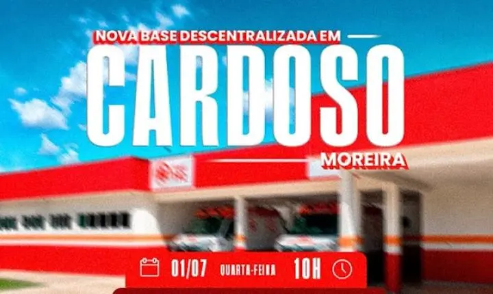 Cardoso Moreira inaugura nova Base Descentralizada do SAMU 192 na próxima quarta-feira (01)