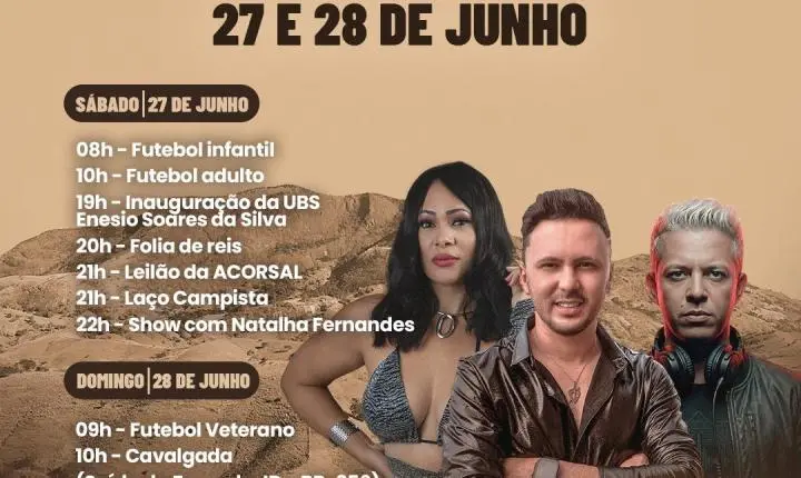 Cardoso Moreira se prepara para XX Festa de São Luís nos dias 27 e 28 de junho