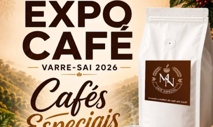 ExpoCafé 2026 será vitrine para os cafés especiais no Noroeste Fluminense