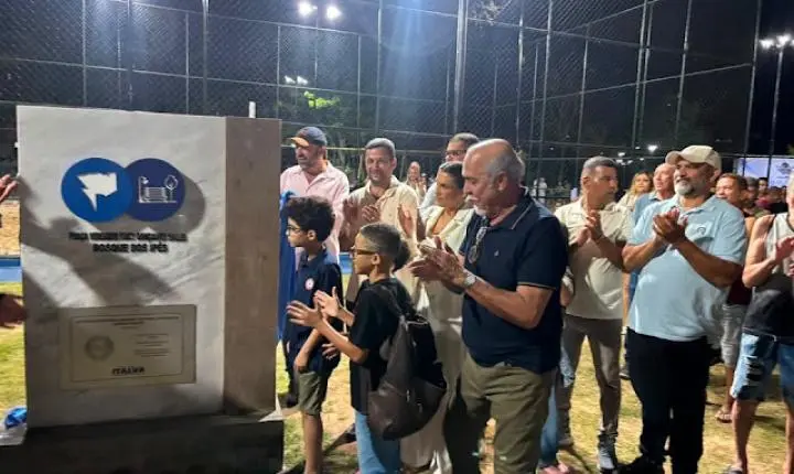 Inaugurada a Praça Vereador Itacy Gonçalves Salles em Italva