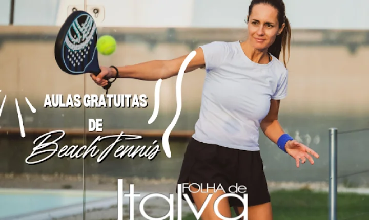 Italva amplia opções de esporte com a chegada das aulas gratuitas de Beach Tennis