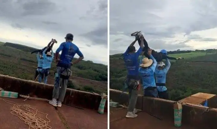  São Paulo - Mulher morre após ser jogada sem cordas durante salto de rope jump no interior 