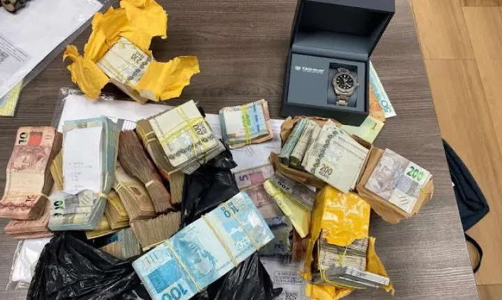 Operação Anáfora: PF encontra dinheiro escondido sob sofá em empresa ligada a Washington Reis  