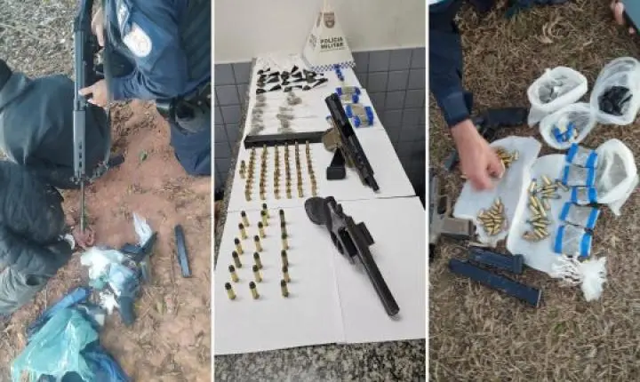 Operação da Polícia Militar prende três homens, armas e drogas em Morro do Coco