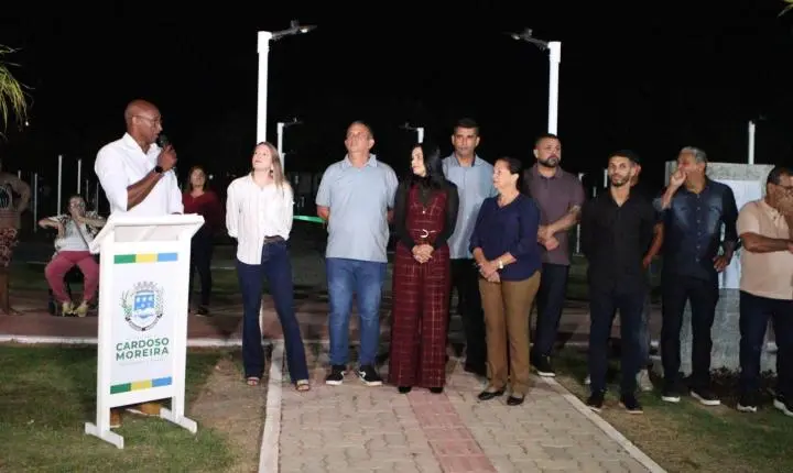 Prefeitura de Cardoso Moreira inaugura Complexo Urbanístico Municipal e entrega novo espaço de lazer e convivência à população