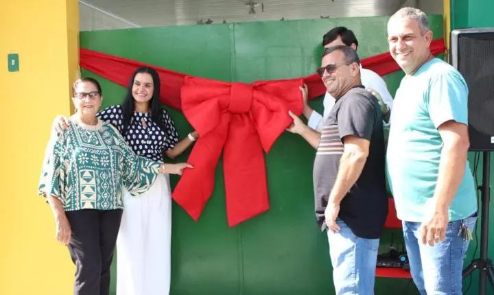 Projeto Repaginar: Prefeitura entrega reforma da Escola Municipal Cardosense