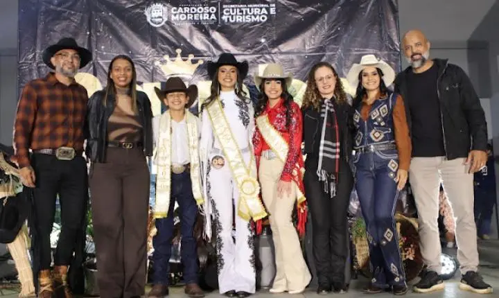 Rainha, Príncipe e Princesa da Expo Cardoso Moreira 2026 são eleitos em noite de beleza, emoção e tradição