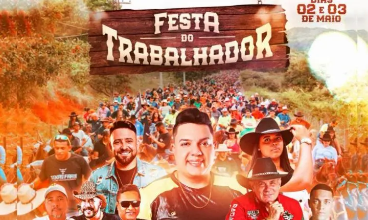 Será neste final de semana a Festa do Trabalhador  de Italva com Cavalgada, Música e Shows