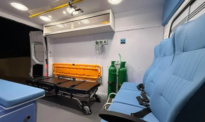 *UBS João Francisco dos Santos, em São Joaquim, recebe nova ambulância para reforçar atendimento à população